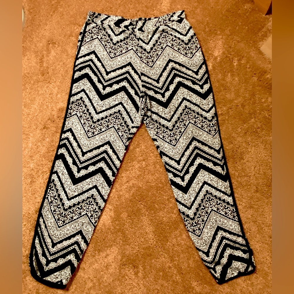 Black & White BCX Boho Women’s Pants - Size Women’s Small